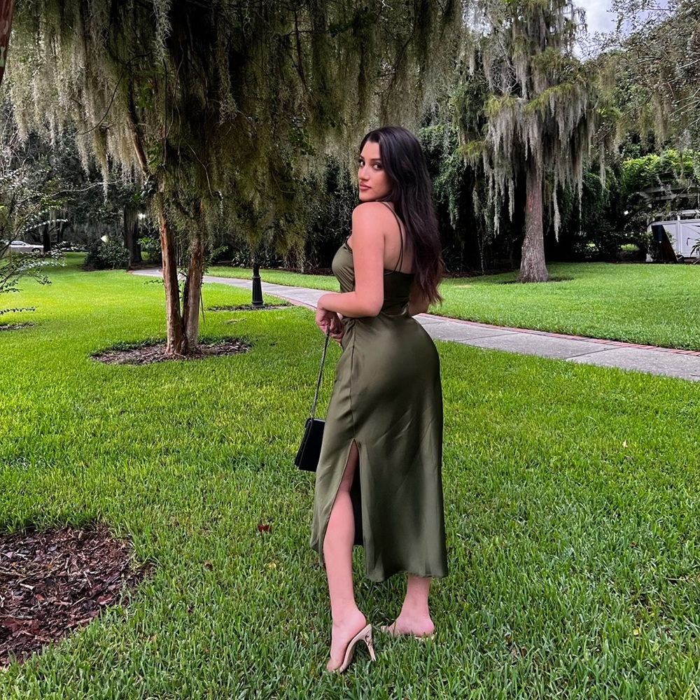 Zara Green Dress